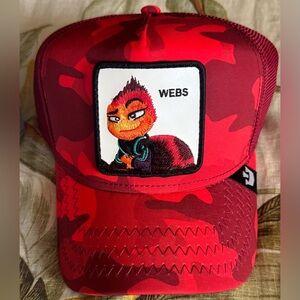 Goorin Bros. Bad Guys 2 “WEBS” Limited Edition Trucker Hat. Mesh SnapBack NWT